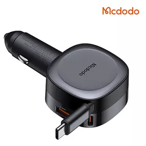 ویژه شارژر فندکی فست شارژ مک دودو MCDODO مدل CC-156 توان 75 وات با کابل اصل