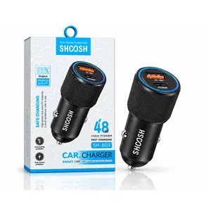 شارژر فندکی خودرو شوش مدل SH-803 توان 48 وات