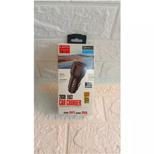 شارژر فندکی دو پورت فست لیتو مدل LC-C8 (Leitu 2USB Fast Car