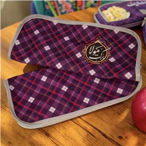 کیف لقمه و خوراکی زیپ دار مخمل کد 12