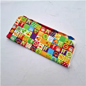 کیف لقمه و خوراکی زیپ دار مخمل کد 06