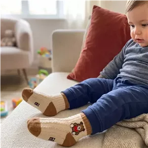 جوراب پسرانه تدی پنبه ای