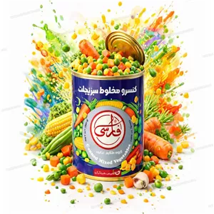 کنسرو مخلوط سبزیجات 380 گرمی فارسی
