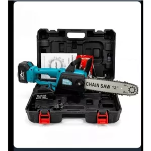 اره زنجیری شارژی 12 اینچ(30 سانت)دو باتری براشلس طرح ماکیتا مدل makita M14