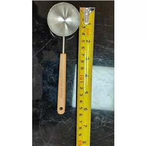 اسکوپ بستنی دسته چوبی استیل 304