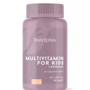 قرص جویدنی مولتی ویتامین کودکان نوتری پلاس فارماسی Nutriplus بسته 60 عددی