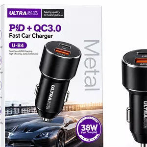 شارژر فندکی خودرو ULTRASUR توان 38 وات