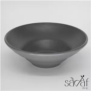 کاسه سرو 23 سانت گری ملامین نوک مدادی (یک عددی)