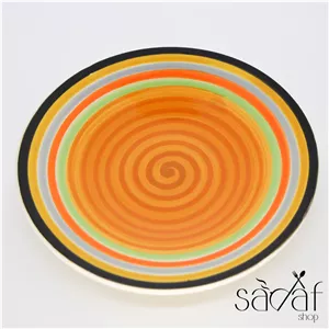 زیر دستی 20سانت رنگین کمان نارنجی دوریکا (یک عددی)