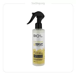 لوسیون مو بیول بستنی بدون آبکشی (اصل) حجم 150 میلBiol Leave-in Hair Treatment Ice Cream
