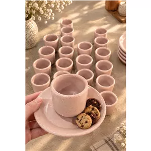 ست شات و نعلبکی سرامیکی