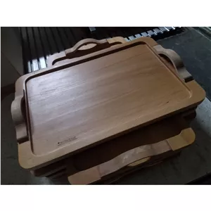 سینی چوبی بادسته چوبی راش