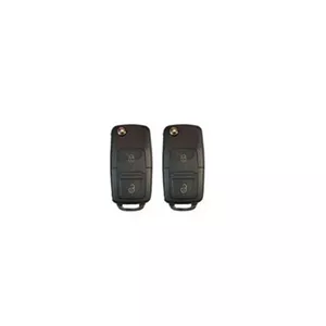 مجموعه ریموت تاشو دو دکمه با تگ 7936 پژو پارس شرکتی اصل ایساکو