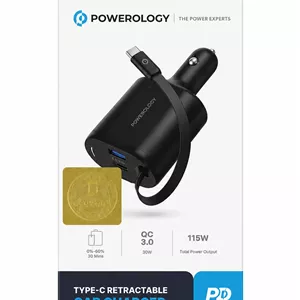 فندکی ماشین Powerology Car Charger Pd 65W