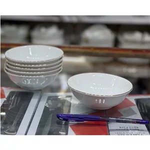 کاسه ماستسالاد چینی لب طلا تقدیس