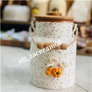بانکه روغن جامد سرامیکی رستیک کدو دو کیلویی