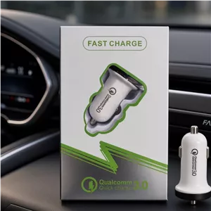 شارژر فندکی خودرو Qualcomm Quick Charge شارژ سریع اصل
