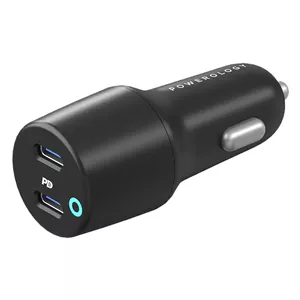 شارژر فندکی پاورولوژی 55 وات دو پورت USB-C