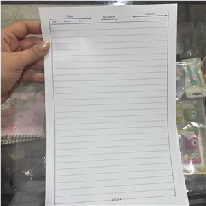 کاغذ آچار خط دار.کاغذ انشا