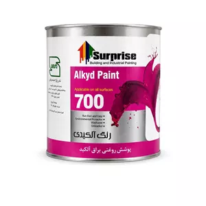 رنگ 4 کیلویی سورپرایز نیم براق سفید کد 700