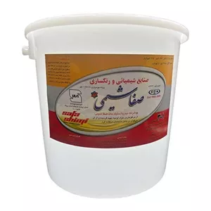 رنگ تمام پلاستیک 4 کیلویی صفا شیمی سفید