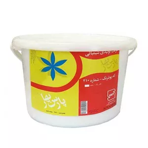 رنگ نیم پلاستیک 12 کیلویی پارس بهار سفید کد 210