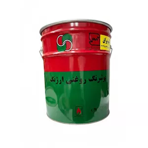 رنگ 24 کیلویی ارژنگ نیم براق حلب سفید کد 110