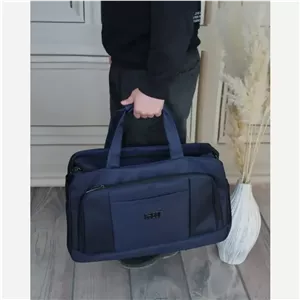 ساک ورزشی و اسپرت پارچهای با بند بلند و آستر ساتن ابعاد 20x40x58 سانتیمتر