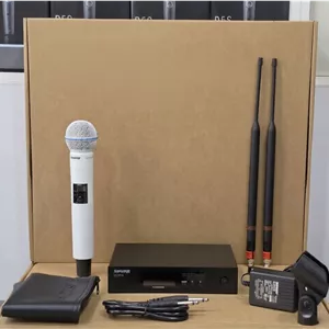 میکروفون بی سیم شور SHURE مدل QLXD4 BETA58 white