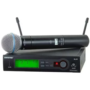 میکروفون بی سیم شور SHURE مدل SLX24 SM58 (آک بند)