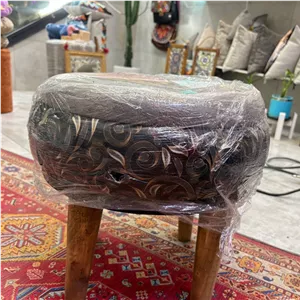 پاف نشیمن طوسی و مشکی