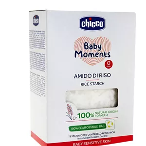 پودر نشاسته برنج چیکو Baby Moments 250 گرم 