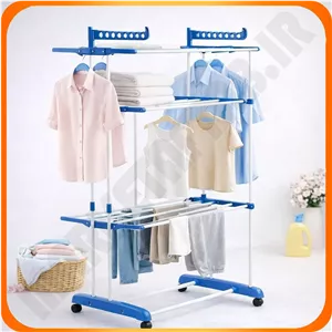 بندرخت طبقاتی تاشونده ZB-1396 آبی زومبا