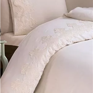 کاور دو نفره بژ اورجینال چئیز دیاریÇeyiz Diyarı