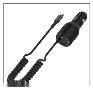 شارژرفندکی 100 وات با کابل پاورولوژی Powerology Car Charger 100W PCCSR016