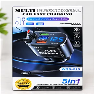 شارژر فندکی خودرو 5 در 1 ترید استیشن مدل WGS-X15