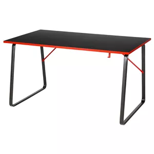 ایکیا میز گیمینگ مشکی قرمز ایکیا 140 80 مدل IKEA HUVUDSPELARE