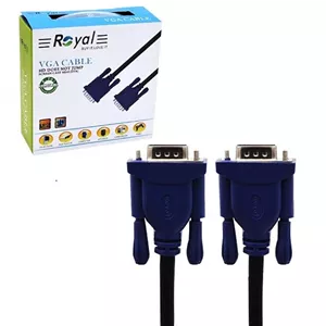کابل 20 متری VGA 3+4 رویال Royal پک کارتنی