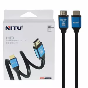 کابل 2 متری NITU HDMI مدل NHI02 - مشکی