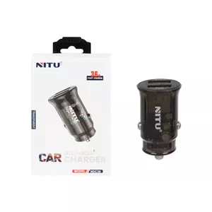 شارژر فندکی فست دو پورت NITU مدل NDC30 36W - مشکی