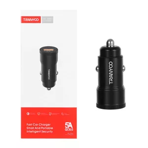 شارژر فندکی فست تک پورت Tranyoo مدل T-C21 18W - مشکی