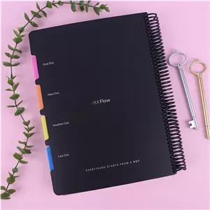 دفتر سیمی 160 برگ رحلی Dot Flow دات نوت