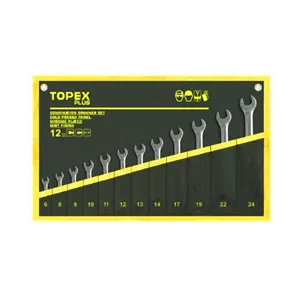 آچار یکسر تخت و یکسر رینگی کیفی تاپکس Topex