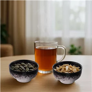 کاسه سرامیکی بومی مدل ماربل مجموعه 2 عددی