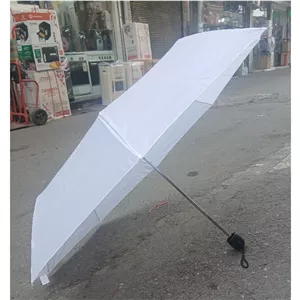 چتر سه تاشو سفید