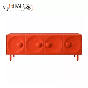 بوفه رنگی درب دار پایه فلزی هیراد مدل B147