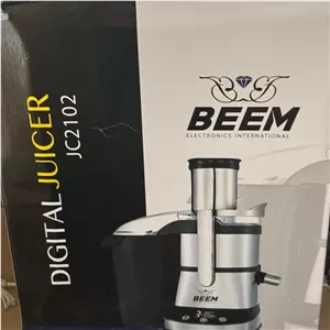 آبمیوه گیری بیم اصل المان تک کاره حرفه ای بدنه استیل ضد زنگ توان 800 وات با دهانه بزرگ و نمایشگر دیجیتال