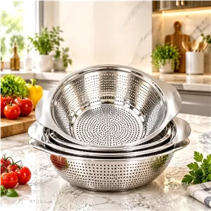 سرویس 5 پارچه آبکش دسته دار