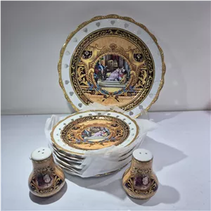 ست 9 پارچه چینی لمونژ 