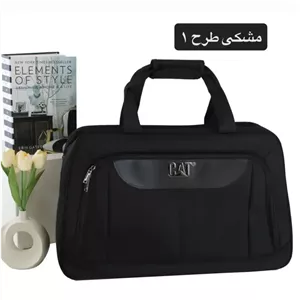 ساک ورزشی و اسپرت پارچهای با بند بلند و آستر ساتن ابعاد 20x40x58 سانتیمتر